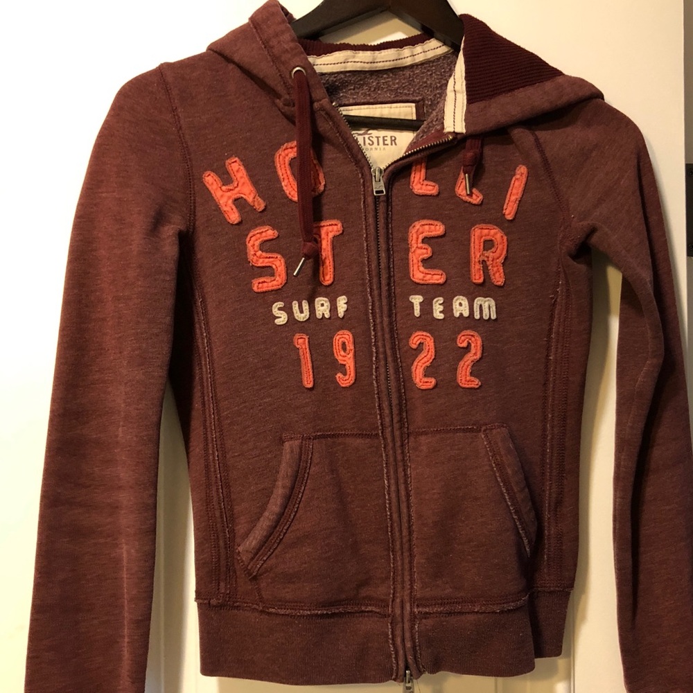 Jacket with hoodie.